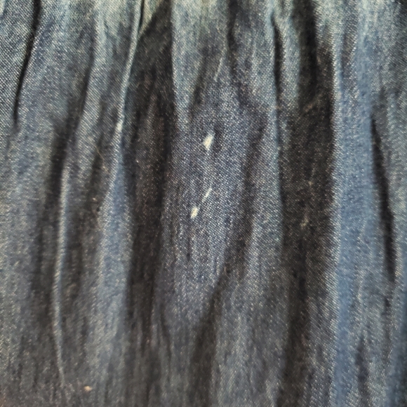 Blue Tiered Maxi Skirt - Picture 5 of 6